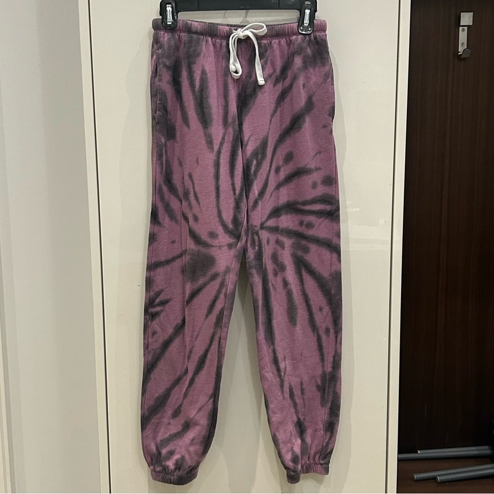 Tie dye girls joggers xs